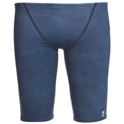 TYR - Men’s Sandblasted Allover Training Jammer - Navy -Swim and Beyond tyr men s sandblasted allover training jammer navy 4