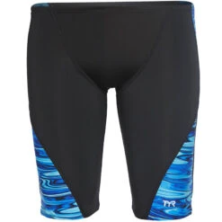 TYR - Men’s Hydra Blade Jammer Swimsuit - Blue 8 TYR - Men’s Hydra Blade Jammer Swimsuit - Blue -Swim and Beyond tyr mens hydra jammer swimsuit blue 4