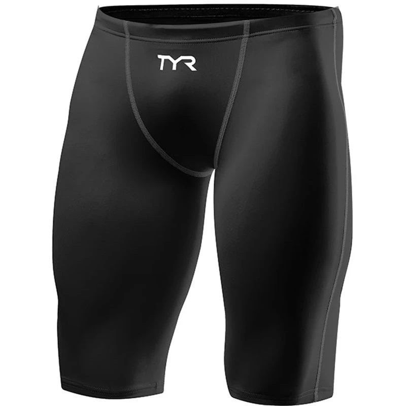 TYR - Thresher™ Mens Jammer Swimsuit - Black/Grey 3 TYR - Thresher™ Mens Jammer Swimsuit - Black/Grey - Image 3