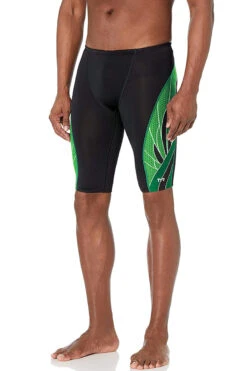 TYR - Phoenix Splice Mens Jammer - Black/Green 12 TYR - Phoenix Splice Mens Jammer - Black/Green -Swim and Beyond tyr phoenix splice mens jammer black green 6
