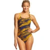 TYR - Plexus Cutoutfit Ladies Swimsuit - Navy/Gold