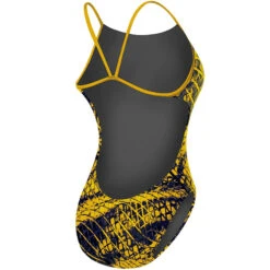 TYR - Plexus Cutoutfit Ladies Swimsuit - Navy/Gold 11 TYR - Plexus Cutoutfit Ladies Swimsuit - Navy/Gold -Swim and Beyond tyr plexus cutout fit durafast elite one piece swimsuit navy gold 409 6