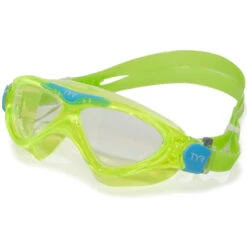 TYR - Rogue Youth Swim Mask Goggles - Clear/Yellow/Blue