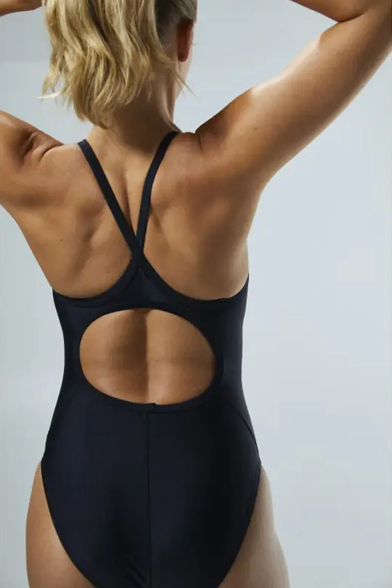 TYR - Solid Durafast Diamondfit Swimsuit - Black 6 TYR - Solid Durafast Diamondfit Swimsuit - Black - Image 6