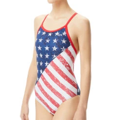 TYR - Star Spangled Diamondfit Ladies Swimsuit - Red/White/Blue 15 TYR - Star Spangled Diamondfit Ladies Swimsuit - Red/White/Blue -Swim and Beyond tyr star spangled diamondfit ladies swimsuit red white blue 6