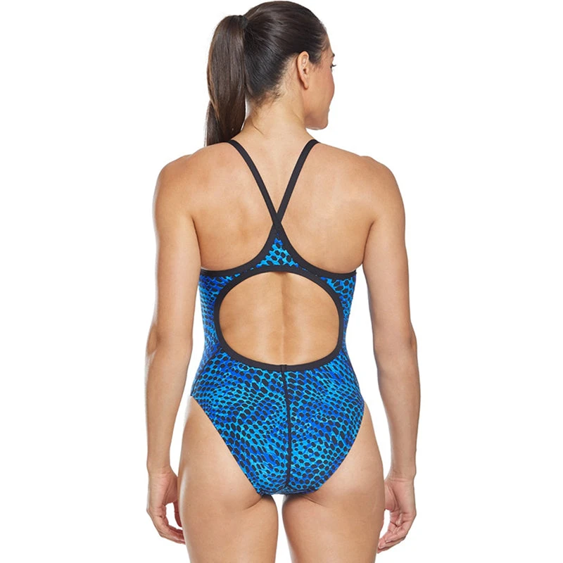 TYR - Swarm Diamondfit Ladies Swimsuit - Blue 3 TYR - Swarm Diamondfit Ladies Swimsuit - Blue - Image 3