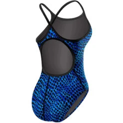 TYR - Swarm Diamondfit Ladies Swimsuit - Blue 18 TYR - Swarm Diamondfit Ladies Swimsuit - Blue -Swim and Beyond tyr swarm womens diamondfit one piece swimsuit blue 420 7