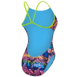 TYR - Sumatra Cutoutfit Ladies Swimsuit - Black/Multi -Swim and Beyond tyr womens black multi sumatra cutoutfit swimsuit 5