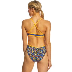 TYR - Costa Mesa Trinityfit Ladies Swimsuit - Orange/Purple 10 TYR - Costa Mesa Trinityfit Ladies Swimsuit - Orange/Purple -Swim and Beyond tyr womens costa mesa trinityfit swimsuit 808 orange purple 3