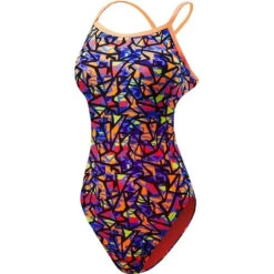 TYR - Costa Mesa Trinityfit Ladies Swimsuit - Orange/Purple 13 TYR - Costa Mesa Trinityfit Ladies Swimsuit - Orange/Purple -Swim and Beyond tyr womens costa mesa trinityfit swimsuit 808 orange purple 6