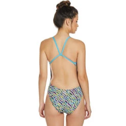 TYR - Zazu Cutoutfit Ladies Swimsuit - Pink/Blue 9 TYR - Zazu Cutoutfit Ladies Swimsuit - Pink/Blue -Swim and Beyond tyr zazu cutoutfit ladies swimsuit pink blue 3