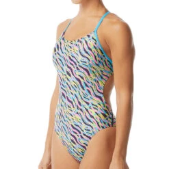 TYR - Zazu Cutoutfit Ladies Swimsuit - Pink/Blue 12 TYR - Zazu Cutoutfit Ladies Swimsuit - Pink/Blue -Swim and Beyond tyr zazu cutoutfit ladies swimsuit pink blue 6