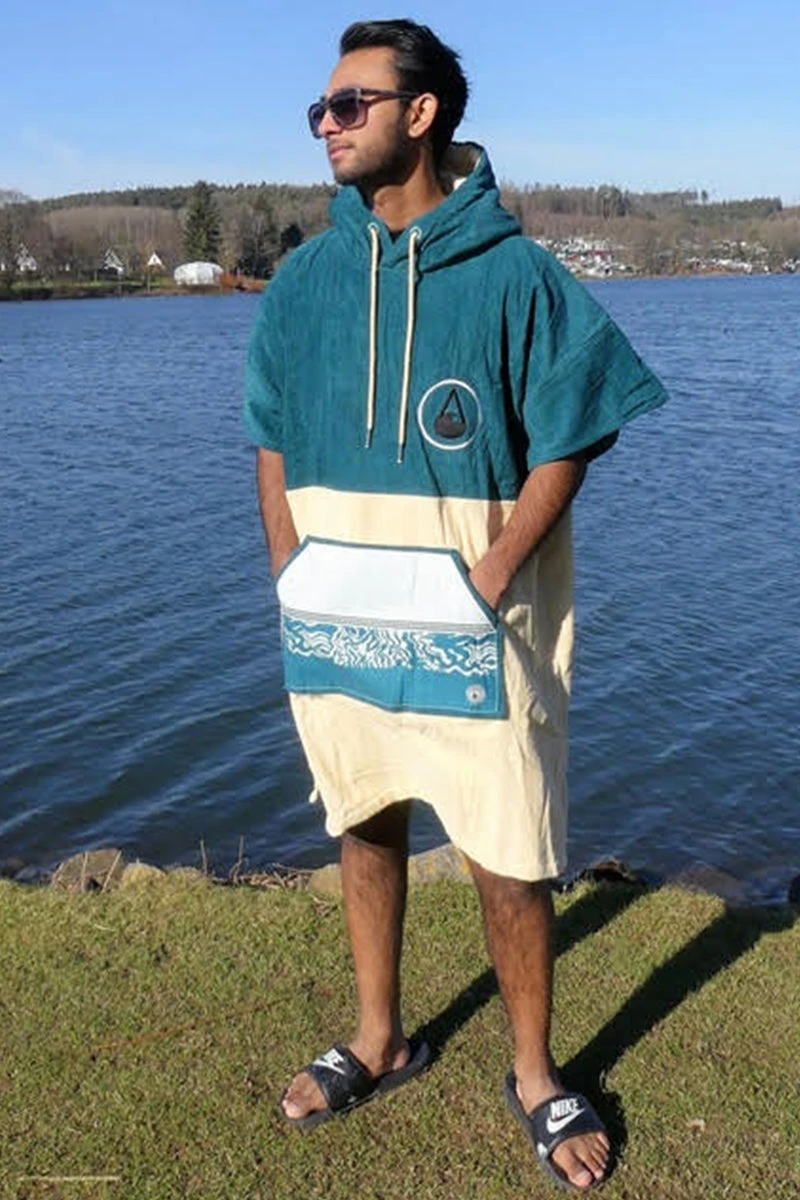 Wave Hawaii - Petrol Poncho 10 Wave Hawaii - Petrol Poncho - Image 10