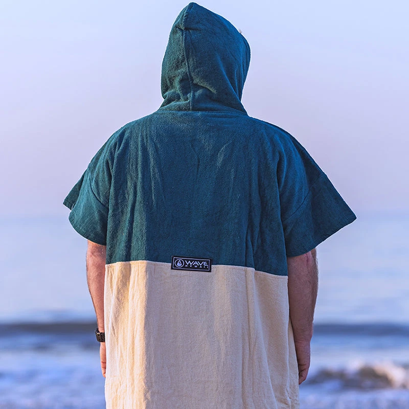 Wave Hawaii - Petrol Poncho 6 Wave Hawaii - Petrol Poncho - Image 6