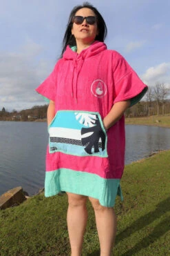 Wave Hawaii - Pink Wave Poncho 19 Wave Hawaii - Pink Wave Poncho -Swim and Beyond wave hawaii pink wave poncho 10