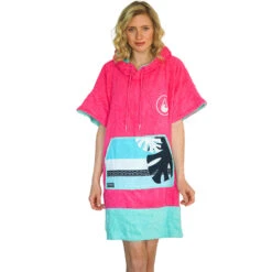 Wave Hawaii - Pink Wave Poncho 12 Wave Hawaii - Pink Wave Poncho -Swim and Beyond wave hawaii pink wave poncho 3