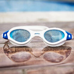 Zone3 - Apollo Goggle Tainted Lens - White/Blue -Swim and Beyond zone3 apollo goggle tainted lens white blue 5