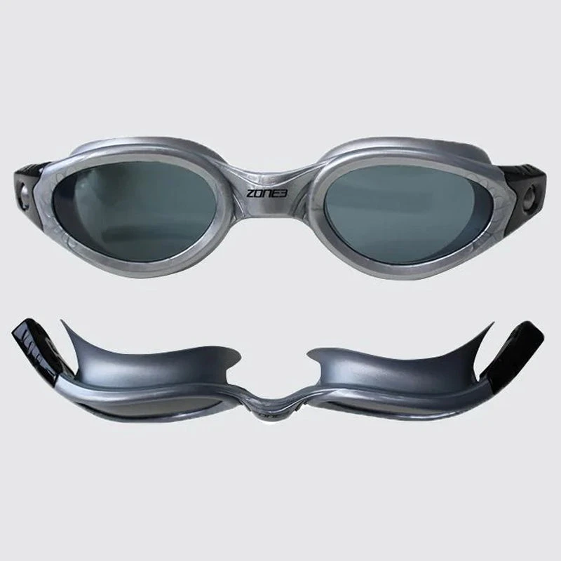 Zone3 - Apollo Goggle Tinted Lens - Silver/Grey/Black 2 Zone3 - Apollo Goggle Tinted Lens - Silver/Grey/Black - Image 2
