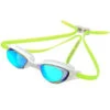 Zone3 - Aspect Goggle Rainbow Mirror - Lime/White