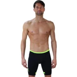 Zone3 - Cosmic Mens Jammers (Grey/Fluro Yellow)
