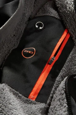 Zone3 - Heat-Tech Polar Fleece Parka Changing Robe Jacket - Black/Orange 23 Zone3 - Heat-Tech Polar Fleece Parka Changing Robe Jacket - Black/Orange -Swim and Beyond zone3 heat tech polar fleece parka changing robe jacket black orange 12
