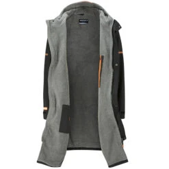 Zone3 - Heat-Tech Polar Fleece Parka Changing Robe Jacket - Black/Orange 15 Zone3 - Heat-Tech Polar Fleece Parka Changing Robe Jacket - Black/Orange -Swim and Beyond zone3 heat tech polar fleece parka changing robe jacket black orange 4