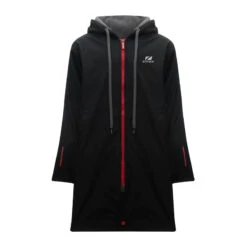 Zone3 - Junior Polar Fleece Parka Robe Jacket - Black