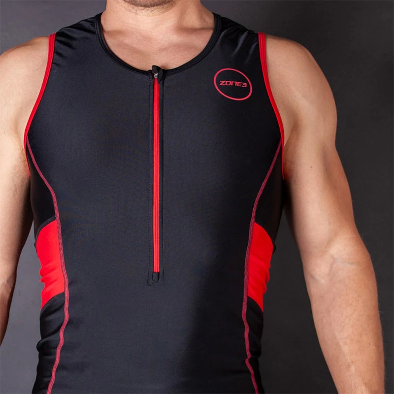 Zone3 - Men's Activate Trisuit - Black/Red 10 Zone3 - Men's Activate Trisuit - Black/Red - Image 10