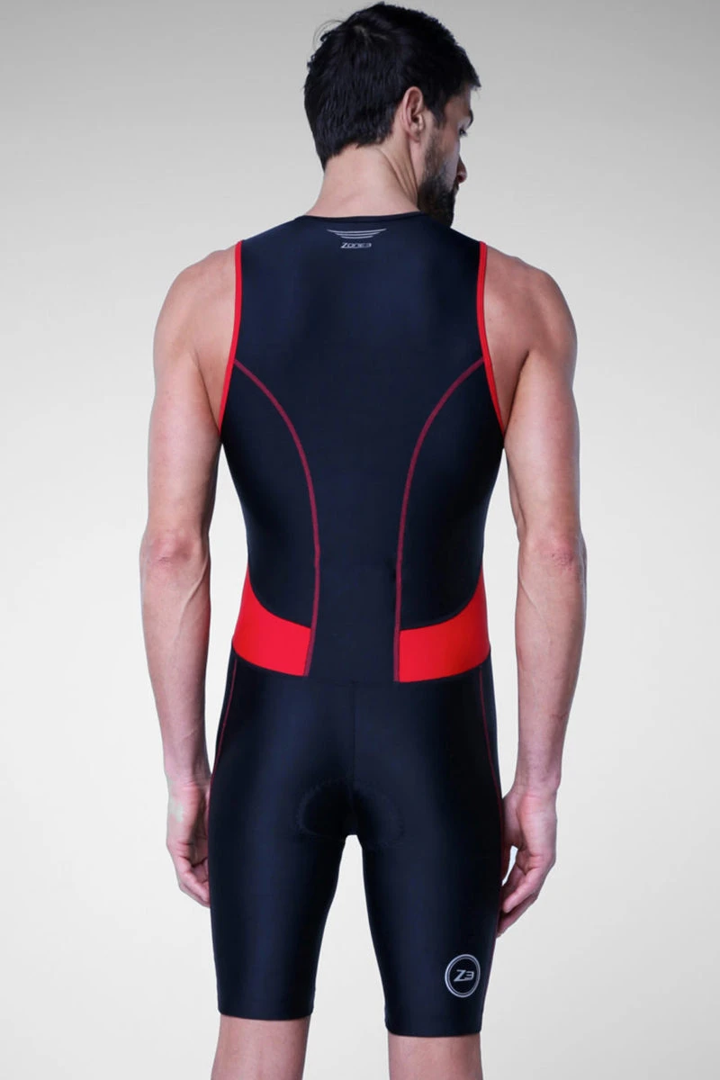 Zone3 - Men's Activate Trisuit - Black/Red 17 Zone3 - Men's Activate Trisuit - Black/Red - Image 17
