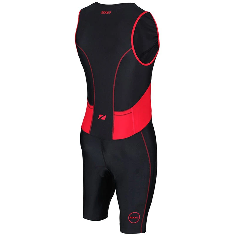 Zone3 - Men's Activate Trisuit - Black/Red 2 Zone3 - Men's Activate Trisuit - Black/Red - Image 2