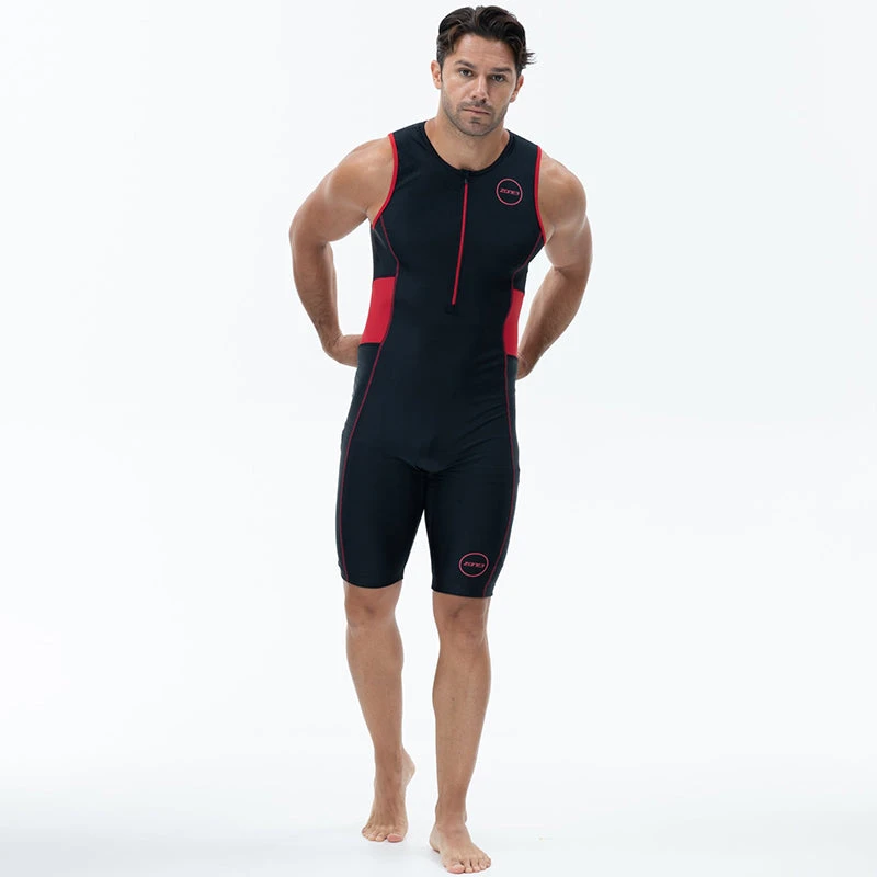 Zone3 - Men's Activate Trisuit - Black/Red 3 Zone3 - Men's Activate Trisuit - Black/Red - Image 3