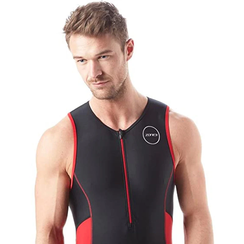 Zone3 - Men's Activate Trisuit - Black/Red 5 Zone3 - Men's Activate Trisuit - Black/Red - Image 5