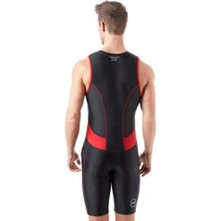 Zone3 - Men's Activate Trisuit - Black/Red 25 Zone3 - Men's Activate Trisuit - Black/Red -Swim and Beyond zone3 mens activate trisuit black red 6