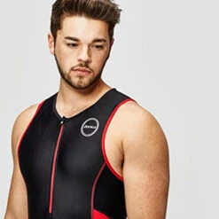 Zone3 - Men's Activate Trisuit - Black/Red 27 Zone3 - Men's Activate Trisuit - Black/Red -Swim and Beyond zone3 mens activate trisuit black red 8