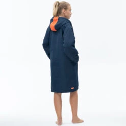 Zone3 - Polar Fleece Parka Robe Jacket - Navy/Grey/Orange 19 Zone3 - Polar Fleece Parka Robe Jacket - Navy/Grey/Orange -Swim and Beyond zone3 polar fleece parka robe jacket navy grey orange 4