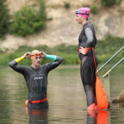 Zone3 - Safety Belt With Tow Float Pouch - HI-VIS Orange 12 Zone3 - Safety Belt With Tow Float Pouch - HI-VIS Orange -Swim and Beyond zone3 safety belt with tow float pouch hi vis orange 6