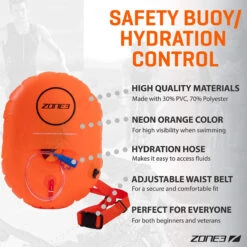 Zone3 - Swim Safety Bouy With Hydration Control -Swim and Beyond zone3 swim safety bouy with hydration control 8