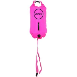 Zone3 - Swim Safety Buoy/Dry Bag 28L - HI-VIS Pink