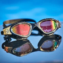 Zone3 - Vapour Polarized Goggle - Black/Gold -Swim and Beyond zone3 vapour goggle polarized black gold 5