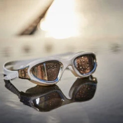 Zone3 - Vapour Goggle Polarized - White/Silver -Swim and Beyond zone3 vapour goggle polarized white silver 3