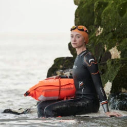 Zone3 - Vapour Polarized Goggle - Navy/Neon Orange -Swim and Beyond zone3 vapour polarized goggle navy neon orange 4