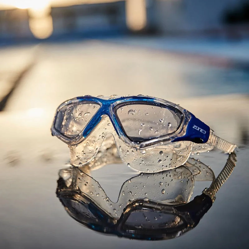 Zone3 - Vision Max Swim Mask - Blue/Transparent 5 Zone3 - Vision Max Swim Mask - Blue/Transparent - Image 5